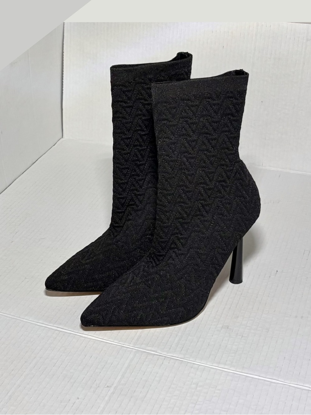 ALDO Black Heeled Knit Boots